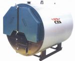 F3GKK Katı Yakıtlı Tam Silindirik Tip Üç Geçişli Kalorifer Kazanı / Solid Fuel Three-Pass Hot Water Steel Boiler Cylindrical Type